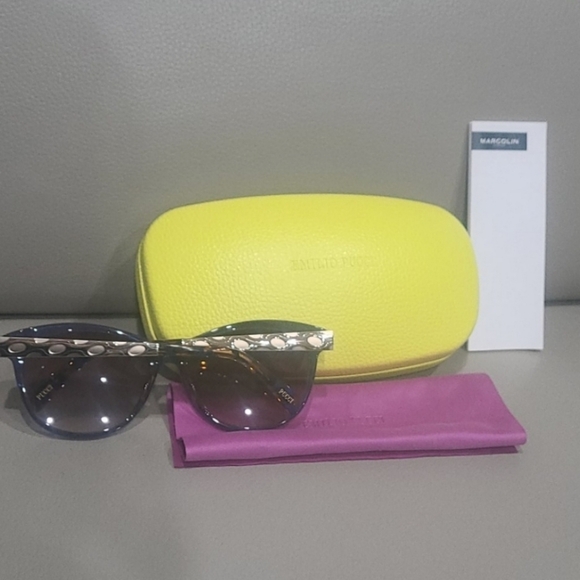 New Women's Emilio Pucci  Sunglasses  Case & case - Picture 5 of 6